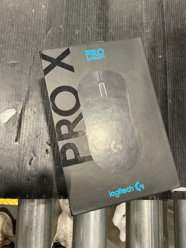 Photo 1 of Logitech G PRO X SUPERLIGHT Wireless Gaming Mouse, Ultra-Lightweight, HERO 25K Sensor, 25,600 DPI, 5 Programmable Buttons, Long Battery Life, Compatible with PC / Mac - Black