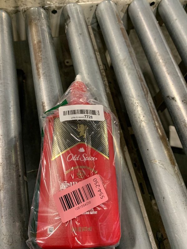 Photo 1 of ****NO PUMP****Old Spice Hand, Face & Body Lotion for Men, 24/7 Lightweight Moisturization with Amazing Scent, Instant Absorption, For All Skin Types, Swagger with Cedarwood Scent, 16 oz