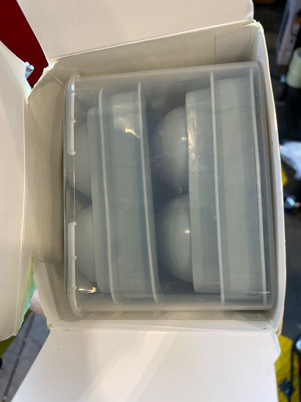 Photo 1 of *MINOR DAMAGE - USED*
WIBIMEN Large Ice Cube Molds, Big Round Whiskey Ice Cube Trays for Freezer, Easy to Fill & Release, Whiskey Bourbon Cocktail(1.9In*6 Balls- Blue/2 Pack)