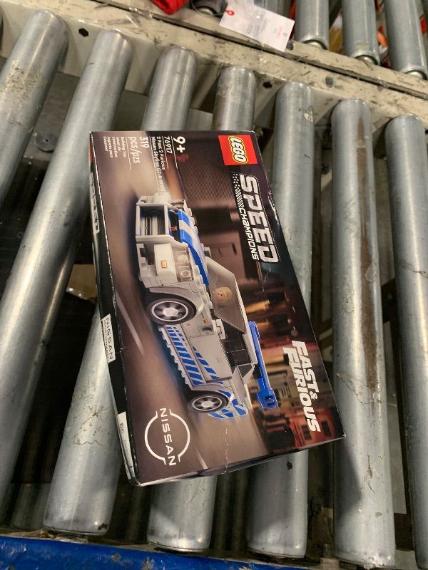 Photo 1 of LEGO Speed Champions 2 Fast 2 Furious Nissan Skyline GT-R (R34), Race Car Toy Model Building Kit, Collectible with Racer Minifigure, 2023 Set for Kids, Boys and Girls Ages 9 and Up 76917