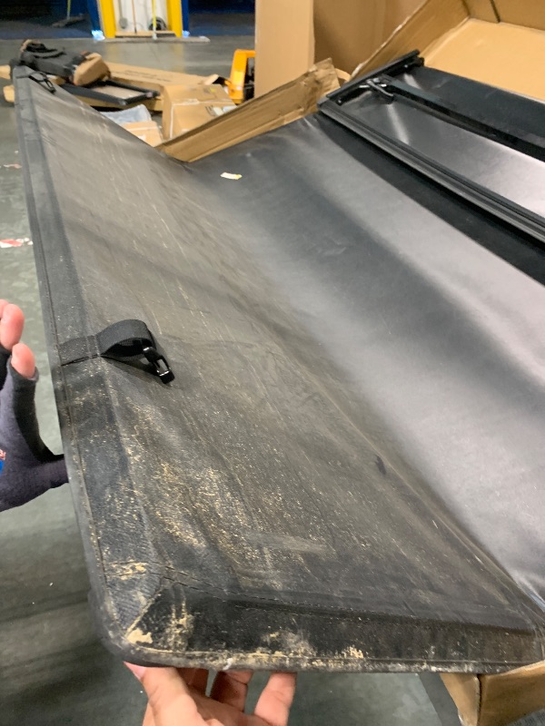 Photo 1 of ****very used and dirty****   LEDKINGDOMUS Soft Tri-Fold Truck Bed Cover Fits for Chevy Silverado/GMC Sierra 1500 New Body Style 2019-2026 | 5'9" (70") Bed Without Multi-Flex Tailgate