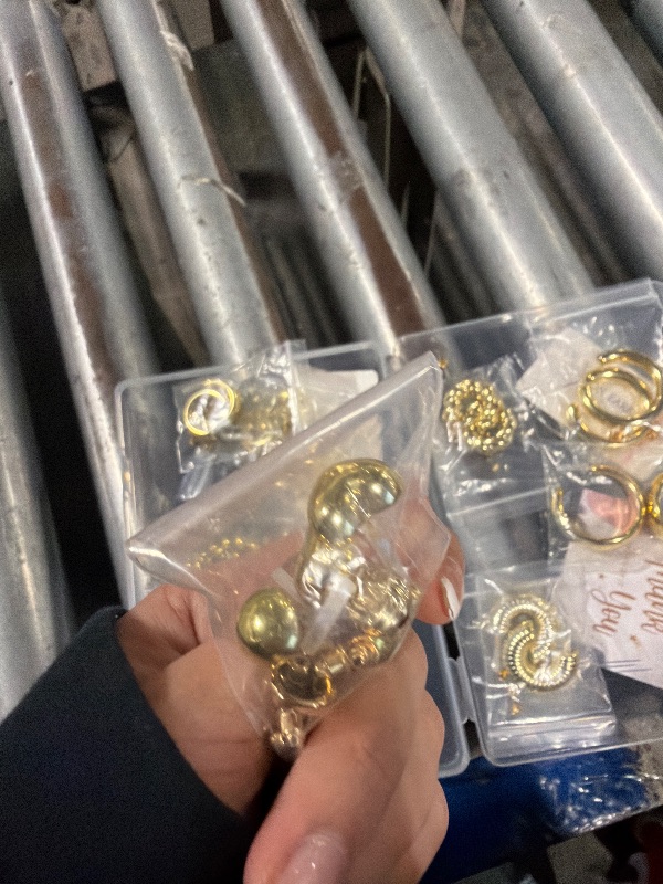 Photo 1 of ****REFERENCE PICTURE***SIMILAR ITEM****Adoyi 9 Pairs Gold Hoop Earrings Set for Womens Twisted Huggie Hoops Earrings 14K 18K Gold Plated for Girls Valentines Mother's Day Birthday Gifts Lightweight