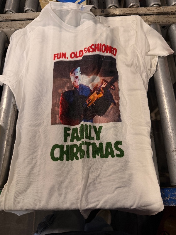 Photo 1 of ****SIZE L***** 18 EACH***** Item Descriptions
Merry Christmas Funny Kiss My @$$ Xmas Men & Women Unisex-Adults T-Shirt Black Small Modern Crew Neck Short Sleeve T-Shirt Winter
Womens Christmas Vacation Full RV Cousin Eddie Holiday Movie V-Neck T-Shirt
Ch