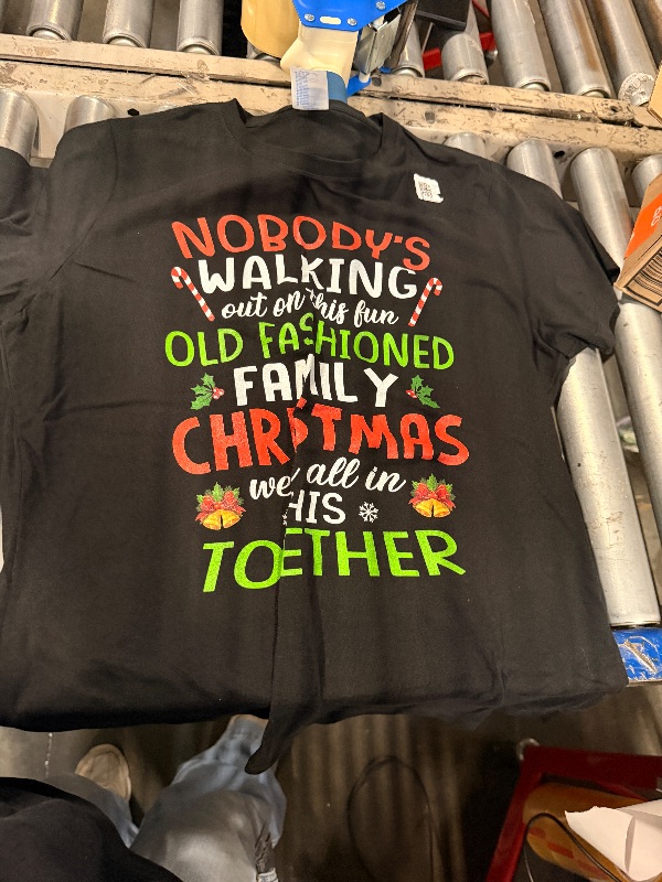Photo 1 of ****SIZE L***** 18 EACH***** Item Descriptions
Merry Christmas Funny Kiss My @$$ Xmas Men & Women Unisex-Adults T-Shirt Black Small Modern Crew Neck Short Sleeve T-Shirt Winter
Womens Christmas Vacation Full RV Cousin Eddie Holiday Movie V-Neck T-Shirt
Ch