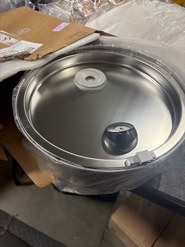 Photo 1 of *** DAMAGE TO THE BOX *** Oneisall Dog Water Fountain, 7L/230oz/1.8G Quiet Dog Fountain Water Bowl, Stainless Steel Dog Water Fountain with Visual Water Level&Triple Filtration for Large Medium Small Breed Dogs Pets