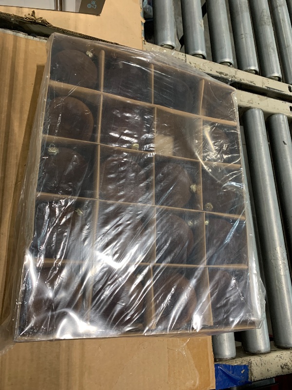 Photo 1 of *** 18 PACK *** DazSpirit 20-Pack Flocked Velvet Christmas Ball Ornaments, 3.15"/8cm Decorative Hanging Baubles, Shatterproof Plastic Holiday Home Decoration Balls for Xmas Tree, Wreath, Garland, Dark Brown