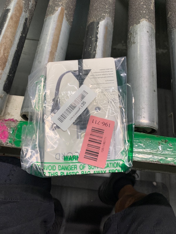 Photo 1 of [UL Listed] 3FT Power Cord Compatible with Apple Samsung TCL Roku Sharp TV Non Polarized 2 Prong AC Wall Cable Replacement