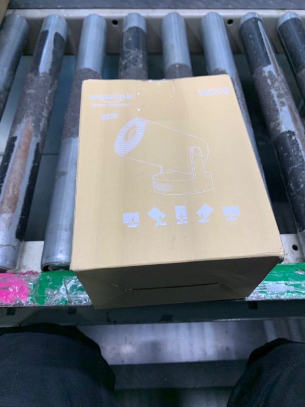 Photo 1 of [Built-in Apps & 2025 Upgraded] Mini Projector with WiFi 6 and Bluetooth 5.4 Support 4K 1080P Auto Keystone 180° Rotatable Projector Portable Compatibile with HDMI/TV Stick/Memory Stick/Laptop, White