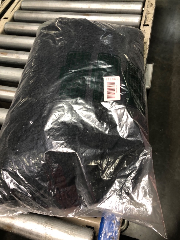 Photo 1 of ****two part*-**

DII Crochet Collection Reversible Bath Mat, Small Oval, 17x24, Gray