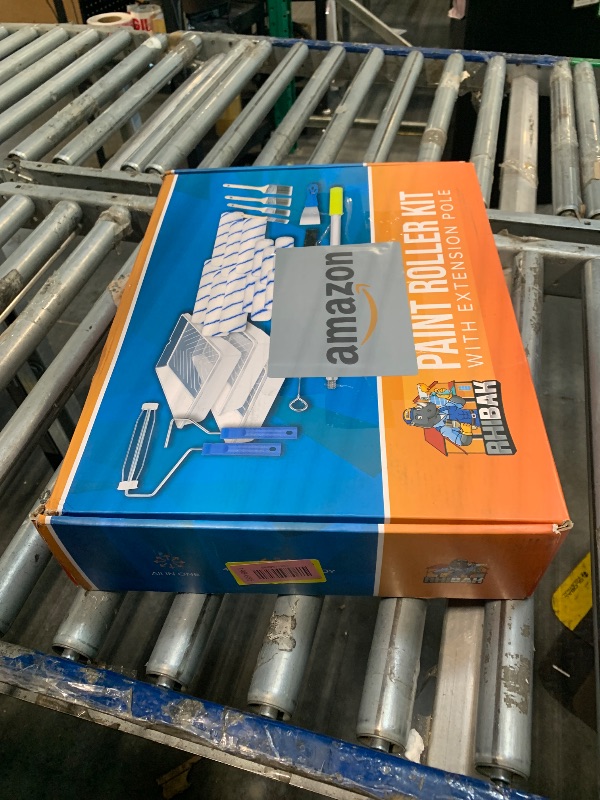 Photo 1 of **MISSING PARTS**
Rhibak Paint Roller Kit with Extension Pole, 27 Piece Set, 2 to 4 Ft Pole, 4"9" Paint Rollers, Paint Brushes Set for Professional Painting,House Paint Roller for All Latex and Oil Paints & Stains