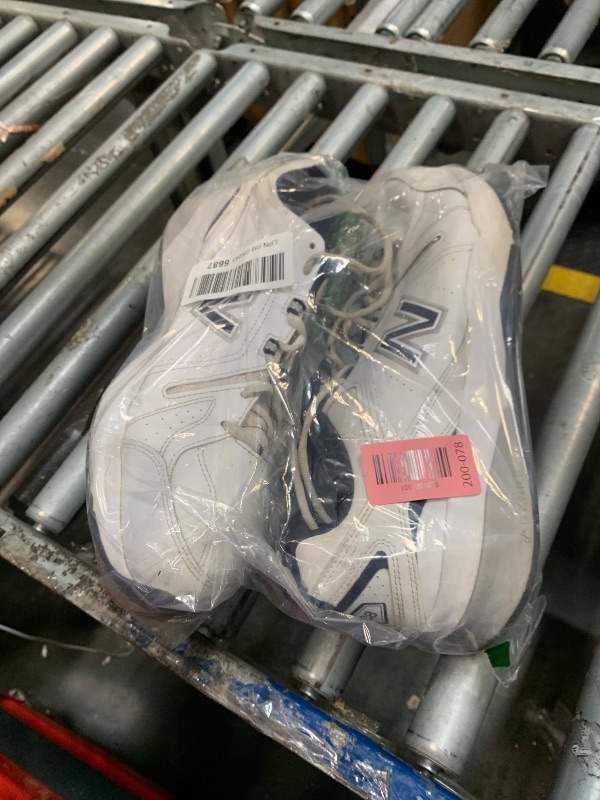 View 2 of *MINOR DAMAGE - USED*
New Balance Men's 608 V5 Casual Comfort Cross Trainer, White/Navy, 14 XX-Wide