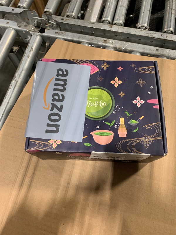 Photo 1 of ***MISSING BOWL*** Matcha Whisk Set Matcha Kit - 7 Pcs Japanese Tea Set Includes Matcha Bowl with Spout,Bamboo Whisk with Ceramic Holder,Bamboo Scoop and Rest,Sifter,Tea Towel, for Ceremony Matcha Lovers Gift,Pink