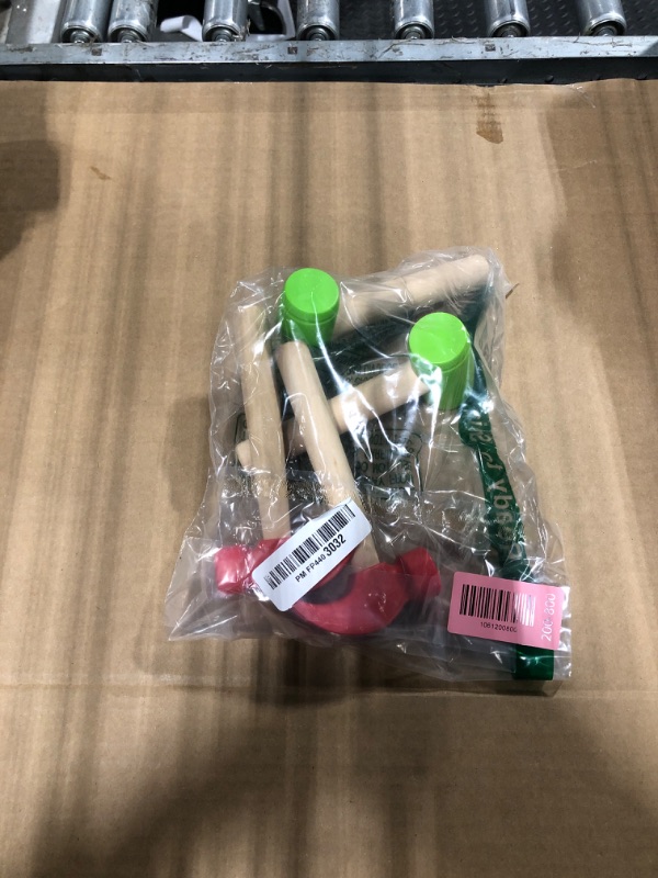 Photo 1 of **** HALF SET ** Deekin Toy Hammer Simulation Small Wooden Plastic Maintenance Tools Hammers Educational Toys Party Gift for Teens Girls Boys School Birthday Games Party Supplies(4 Pcs,2 Style Toy Hammer)