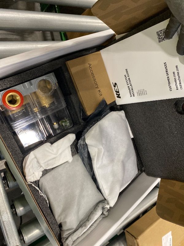 Photo 1 of **NO SHOWER HEAD**KES Black Shower Faucet Set Complete,  Handheld Spray, Waterfall Tub Spout Bathtub Faucet, Shower System, Regaderas Modernas Para Ducha, XB6305F18S12-BK