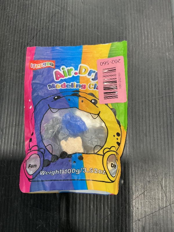 Photo 1 of **OPEN AND USED**iFergoo White Air Dry Clay, DIY Creative Modeling Clay for Kids, Super Light Magic Clay for Kids Age 3-12, Safe & Non-Toxic, School Art & Craft Project, Great Gift for Age 3-12 Boys & Girls