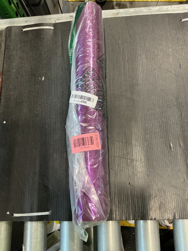 Photo 1 of CMFYHM Violet Cellophane Wrap Roll,Colorful Cello 34 In Wide X 100 Ft Long, Translucent Colored Cellophane Wrapping Paper for Gift Baskets Wrap, Treats, Holiday, DIY Arts Crafts Decoration (Violet)