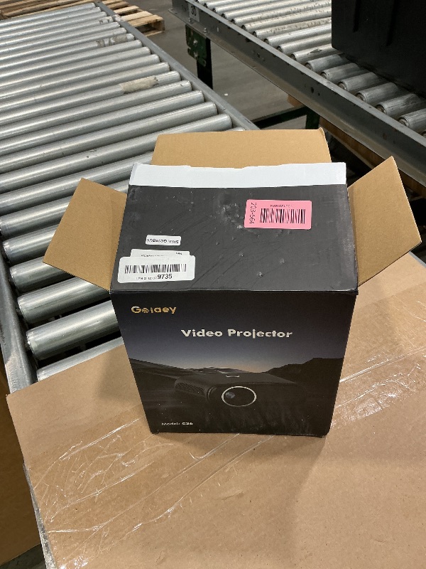 Photo 1 of [Built-in Apps/GoogIe TV/1000ANSI] Smart Projector 4K Supported with WiFi and Bluetooth, GoogIe Voice, Zoom&Keystone, 180°Stand, Goiaey C26 Portable Mini Projector for Outdoor Movie /Home Theater Use