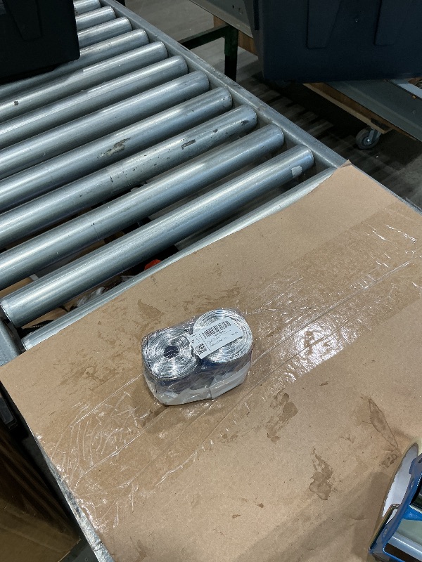 Photo 1 of 2 Rolls 20 Yards Christmas Wired Blue Glitter Ribbon Metallic Wired Ribbon Craft Gift Wrapping for DIY Xmas Party Bows Decorations Supplies(2 Inches,Blue)