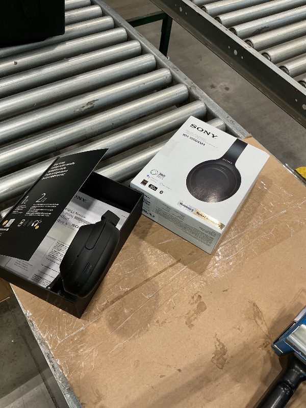 Photo 1 of ***MISSING POWER CORD & CASE*** 
Sony WH-1000XM4 Wireless Premium Noise Canceling Overhead Headphones with Mic for Phone-Call and Alexa Voice Control, Black WH1000XM4