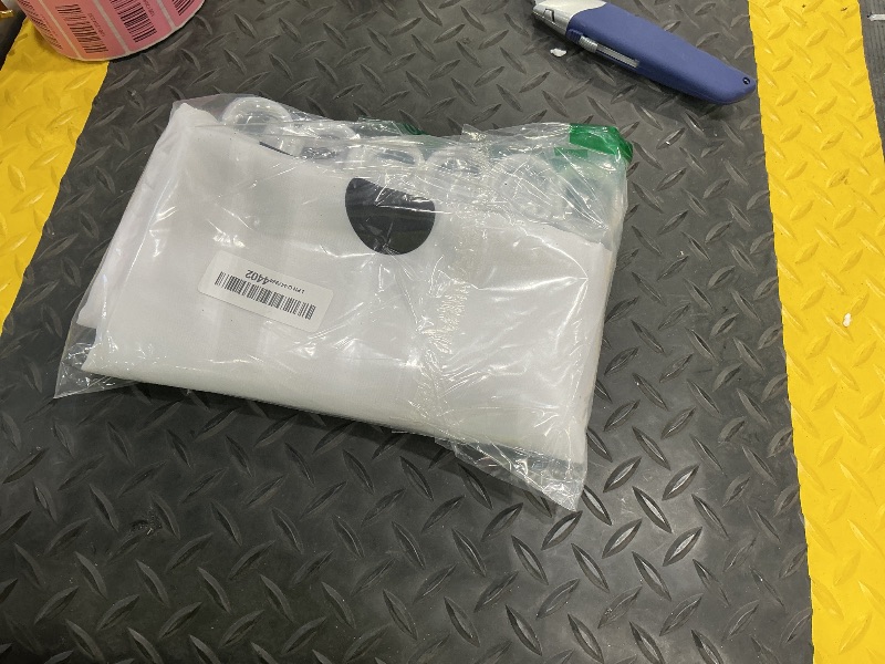 Photo 1 of **MINOR DAMAGE - USED**
Emvency Shower Curtain Small Abstract Polka Dot Pattern with Trendy Cute Black and White Monochrome Bubble Child Waterproof Polyester Fabric 72 x 72 inches Set with Hooks