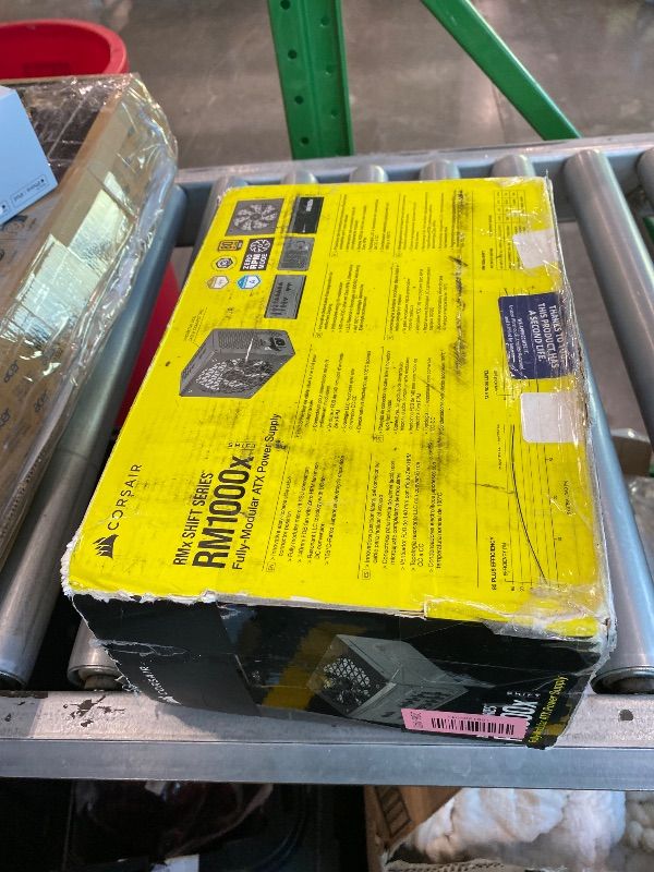 Photo 1 of *USED*
Corsair HX1000i Fully Modular Ultra-Low Noise ATX Power Supply - ATX 3.1 & PCIe 5.1 Compliant - Fluid Dynamic Bearing Fan - CORSAIR iCUE Software Compatible - 80 Plus Platinum Efficiency - Black