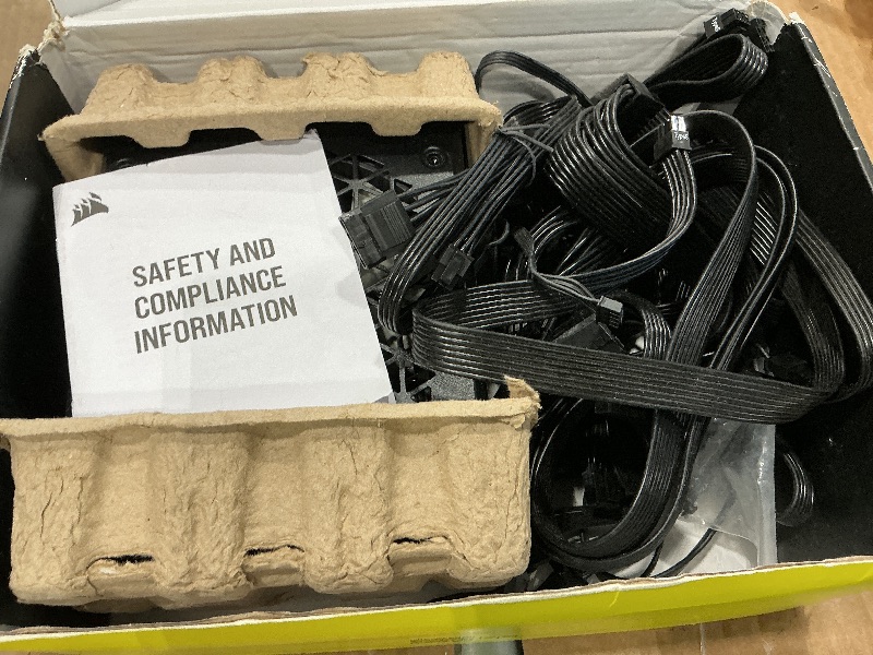 Photo 1 of *USED*
Corsair HX1000i Fully Modular Ultra-Low Noise ATX Power Supply - ATX 3.1 & PCIe 5.1 Compliant - Fluid Dynamic Bearing Fan - CORSAIR iCUE Software Compatible - 80 Plus Platinum Efficiency - Black