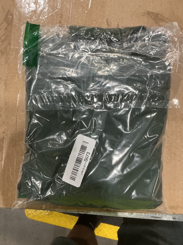 Photo 1 of *Missing items/Only pillow case*  JIYUAN 100% Washed Cotton Sheet Set 4 Pieces Queen,1 Fitted Sheet,1 Flat Sheet and 2 Pillowcases,Comfy and Breathable Linen Like Bedding Set,Forest Green