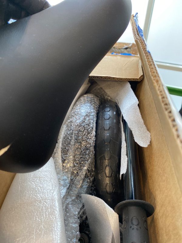 Photo 1 of **MINOR CUT ON SEAT, UNKNOWN MISSING PIECES***Youthkkee 12 Inch Toddler Balance Bike for 1-3 Year Olds, No-Pedal Bike with Tool-Free Adjustable Seat, Quick Assembly, Gift for 1-3 Year Old Boys & Girls with Customizable Plate