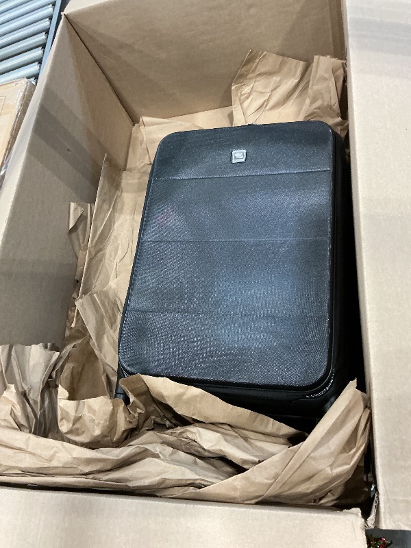 Photo 1 of Hanke Hardside Expandable Carry On Luggage, 20 Inch Top Opening Trunk Luggages with Spinner Wheels, All-PC Hard Shell Carry-On Suitcase, Lightweight & TSA Airline Approved (Jet Black, 46L)