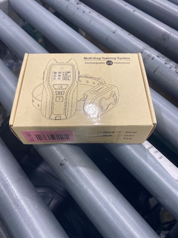 Photo 1 of **Missing**
Dog Shock Collar with Remote Control - Rechargeable Dog Training Collar, IPX7 Waterproof E Collar for Dogs with 4 Safe Modes Flashlight Beep Vibration Shock Ideal for All Dog Sizes (8-150lbs)