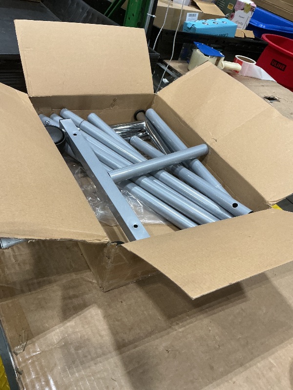 Photo 2 of Simple Houseware Standard Rod Garment Rack, Silver