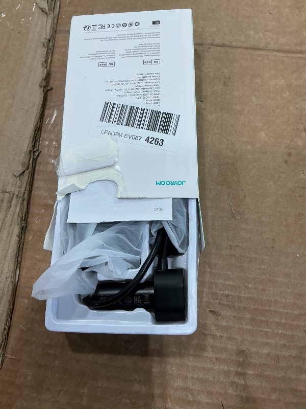 Photo 1 of [2025 Upgraded] 7 in 1 Cigarette Lighter Adapter, JOYROOM 179W Car Charger Adapter with PD30W Charge(3.3FT Cable), 24V/ 12V Cigarette Lighter Splitter with Independent Switches & LED Voltage Display