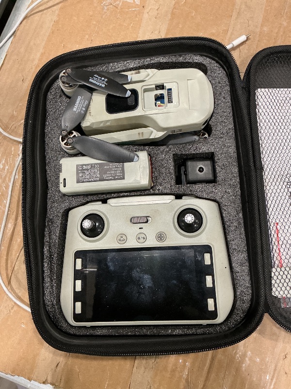 Photo 1 of *USED*
Drone with Camera for Adults 4K, Upgraded 4.5inch LCD RC Screen, GPS Quadcopter Brushless Motor, Auto Return, Follow Me, Waypoint Fly, Optical Flow, Visual Tracking,60 Mins Flight, Foldable 5G Transmission FPV Quadcopter for Beginners