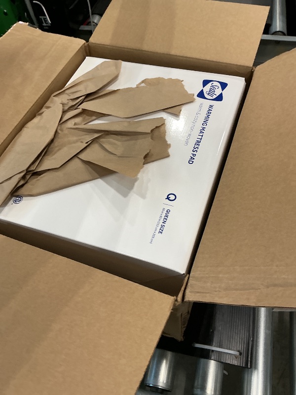 Photo 1 of *Damaged item/Charger doesnt work* Sealy Heated Mattress Pad Queen Size 60x80 Inch with Dual Control 10 Heated Settings | Zone Heating Electric Mattress Pad | Auto Shut Off 1-9 Hours| Fit Up to 17" Deep Pocket | Machine Washable