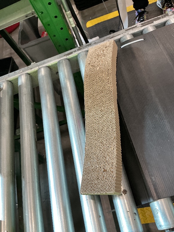 Photo 1 of Cat Scratcher, Durable Scratch Pad, Corrugated Cardboard Scratching Board for Indoor Cats, Heavy Duty, Double-Sided Usability, Recyclable, with Catnip, Large, 1 Pack