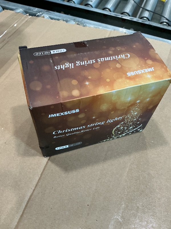 Photo 1 of *UNTESTED*
JMEXSUSS 2 Pack 100 LED White Christmas Lights Indoor, 33ft 8 Modes White String Lights Indoor Outdoor Connectable, Clear Wire Christmas String Lights for Bedroom Tree Xmas House Party Decorations