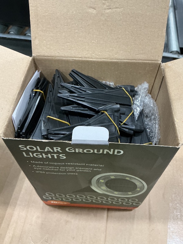 Photo 1 of **2 pcs don't work**
INCX Solar Ground Lights,20 Pack Solar Lights Outdoor Waterproof, Solar Garden Lights Landscape Lighting for Patio Pathway Lawn Yard Deck Driveway Walkway, Warm White