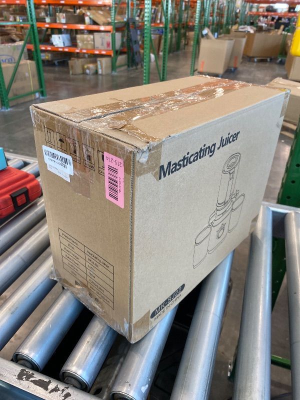 Photo 1 of *USED*
Juicer Machines, 100 Watts Cold Press Juicer with Wide Chute, Slow Masticating Juicers, High Juice Yield for Leafy Greens, Fruits & Vegetables, Easy to Clean