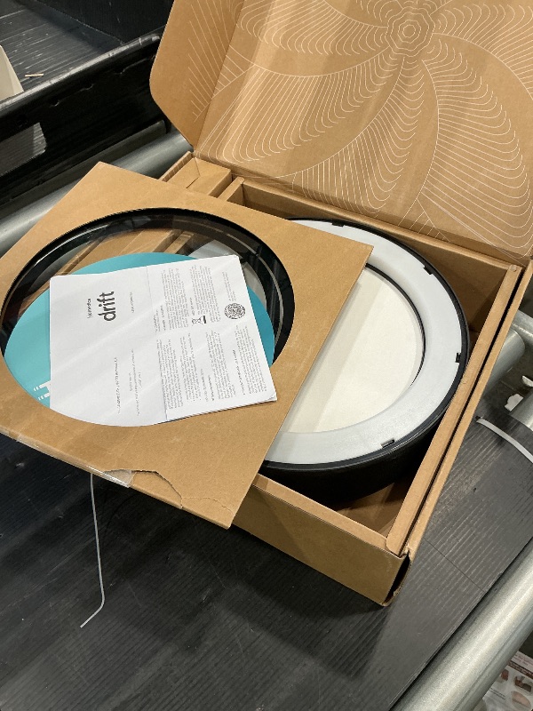 Photo 1 of ***MISSING SAND PACKETS***HoMedics 11” Drift Sandscape, Compact Size, Zen Garden, Meditation Accessories, Decorative Sandscape, Smart LED Lighting, Wi-Fi Enabled (Black)