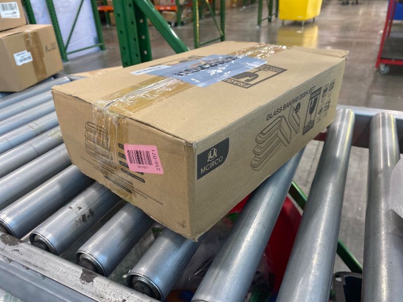 Photo 1 of *MISSING PARTS UNKNOWN*
8-Piece Deep Glass Baking Dish Set with Plastic lids,Rectangular Glass Bakeware Set with Lids, Baking Pans for Lasagna, Leftovers, Cooking, Kitchen, Freezer-to-Oven and Dishwasher, Gray