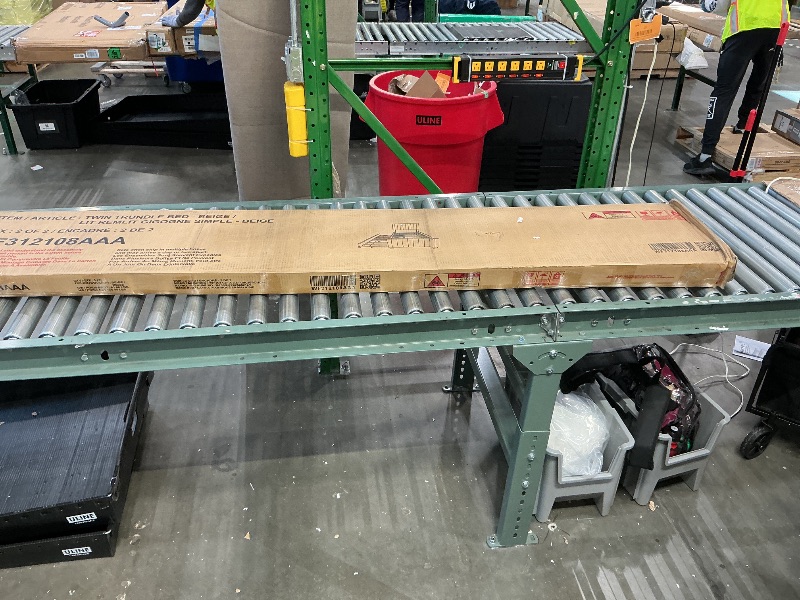 Photo 1 of ***PARTIAL SET*** ***READ CLERK NOTES*** Merax Twin Size Velvet Upholstered Platform Bed, Wood Bed Frame with Twin Size Trundle, Beige