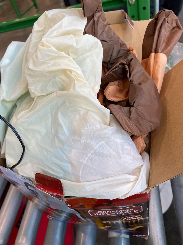 Photo 1 of **UNTESTED**
ZPISF 10 FT Santa Sleigh with Reindeer Christmas Inflatables Outdoor Decorations, Christmas Blow Up Yard Decorations for Garden Lawn Xmas Decor (Blue)