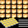Photo 1 of *USED*
Cunno 72 Pcs Square Memorial Lanterns Set Paper Tangled Lanterns Sun Pattern Chinese Wishing Lights with Tea Candles and Adhesive Pads for Praying Pool Blessing Wedding