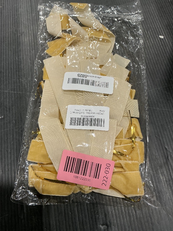 Photo 1 of 12PCS Red Velvet Bows for Christmas Tree, Bows for Christmas Tree, Garland Red Velvet Bow Ornaments for Christmastree with Gold Twist Ties (C)