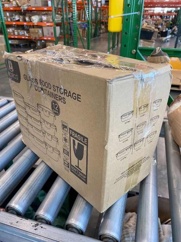 Photo 1 of **MISSING PARTS**
M MCIRCO 24-Piece Glass Food Storage Containers with Upgraded Snap Locking Lids,Glass Meal Prep Containers Set - Airtight Lunch Containers, Microwave, Oven, Freezer and Dishwasher