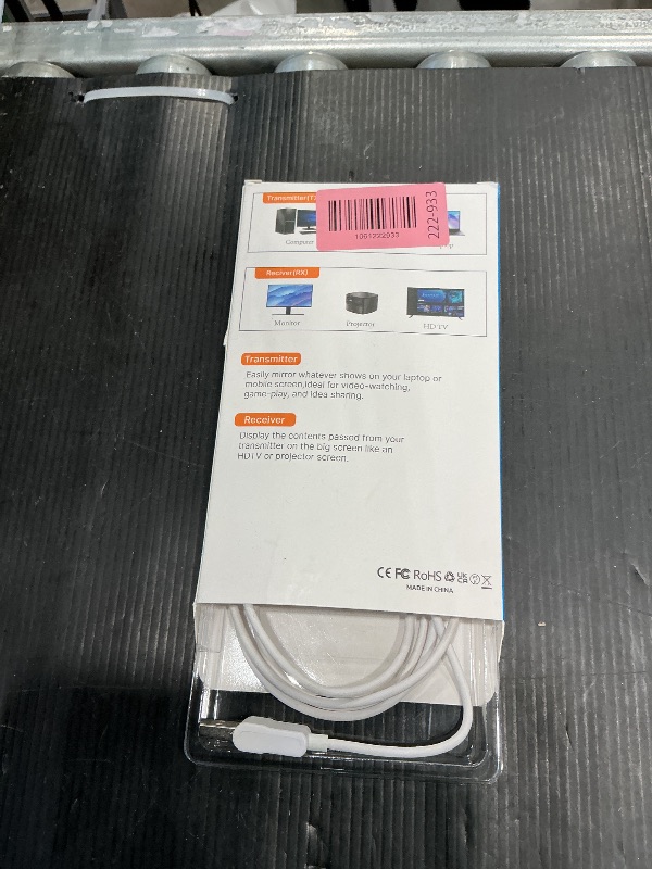 Photo 1 of **MISSING PARTS**
Wireless HDMI Transmitter and Receiver 100FT/30M, 4K Decode 1080P Output, Plug & Play Portable 2.4G/5G Wireless HDMI Extender Kit for Laptop, Desktop, PC, TV Box, PS5/4 to Monitor, Projector, or HDTV