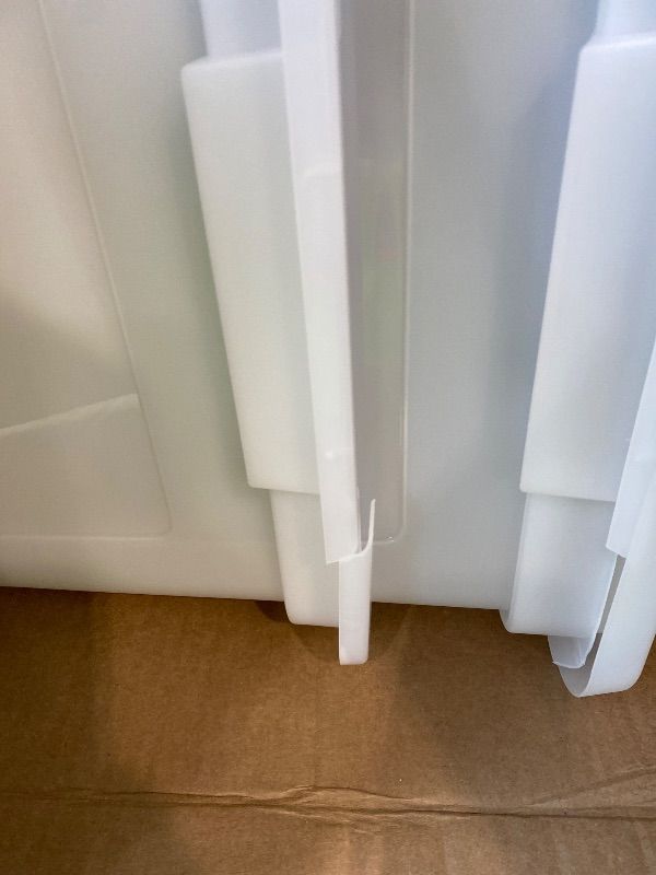 Photo 4 of **Missing**
IRIS USA File Box, Plastic File Organizer with Lids for Letter/Legal File, Portable Document Box For Moving, Storage Bin with Durable and Secure Lid, Stackable Nestable BPA-Free, Pearl 35 Qt. 4 Pack