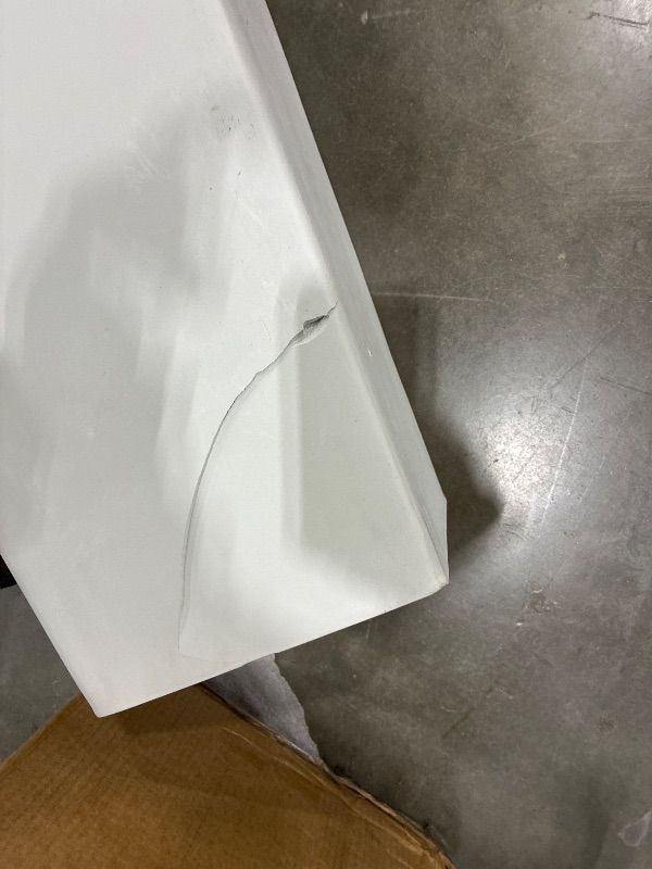 Photo 1 of **SEE CLERK NOTES, AND PHOTOS**XBrand 28-Inch Tapered Indoor and Outdoor, Set of 2, White Planter