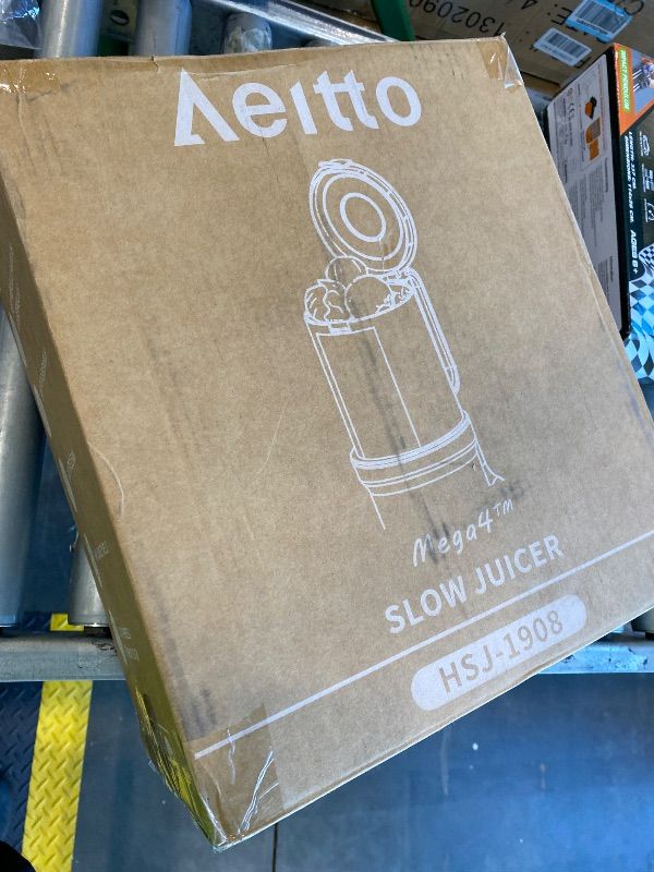 Photo 1 of *USED*
Cold Press Juicer with Whole Feed Chute, Aeitto Masticating Juicer Machines, Juice Extractor Machine Easy to Clean, High Juice Yield, For Whole Vegetables and Fruits, Easy to Assemble, Onyx Black