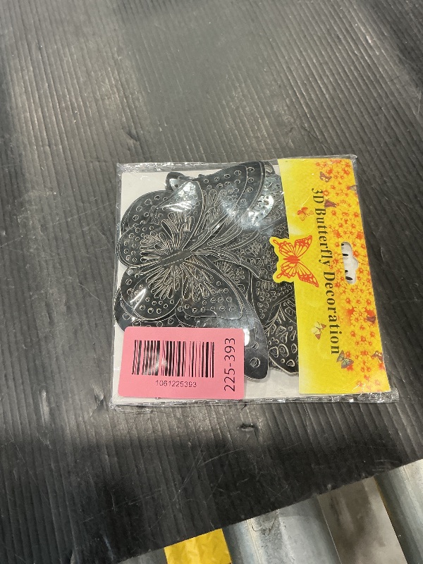 Photo 1 of *USED*
JOSDIOX 3D Black Butterfly Wall Stickers - 48 Pcs with 4 Styles & 3 Sizes, Removable Decor for Party Birthday Wedding Cake Balloon Decoration?48 Black